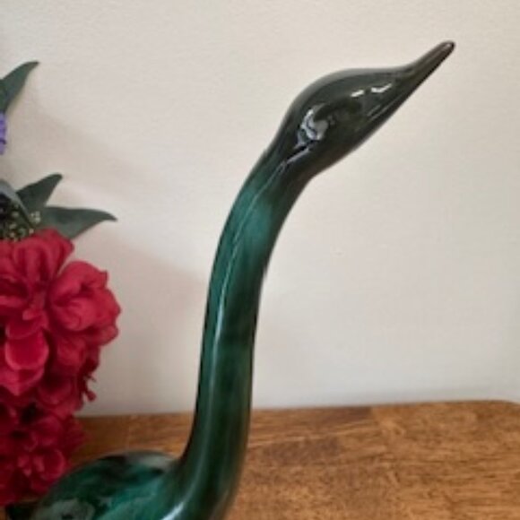 Vintage Evangeline Pottery Goose Figurine Canadian Studio Art Pottery Glazed - Picture 6 of 6